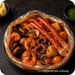 19. Seafood Boil Bag – rød sauce